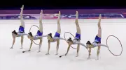 新体操日本、団体2位でロス五輪切符獲得 全競技通じ出場決定第1号