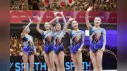 新体操団体・日本代表が銀メダル、ロス五輪出場権を日本勢で初獲得