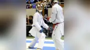 空手男子組手、日本航空・鈴木愛翔が決勝進出「力を発揮できた」