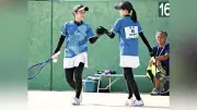 全国高校総体のソフトテニス女子個人、柏春花・村上芹組が制覇 東北高はチームとして2年連続の頂点を達成した