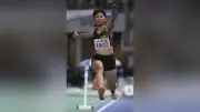 甲府南・野沢が女子三段跳びで大会新V、山梨勢初の跳躍種目制覇