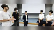 海外大進学の卒業生4人が高校生に体験談を伝授 甲南高で説明会