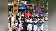 江戸時代の日朝友好を伝える朝鮮通信使の行列 日韓約250人が対馬で華やかに再現 韓国釜山市からも参加し沿道魅了
