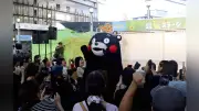 くまモン、県外活動を再開 ＪＲ大阪駅でダンス披露し復興支援に感謝