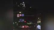 被災した熊本城で終夜ライトアップ、復興のシンボル照らす