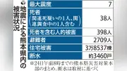 熊本地震の住宅被害3万8537棟、避難者は2709人 熊本県発表
