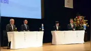 東九州新幹線シンポで河野知事「防災や観光、経済への影響見据え準備を」