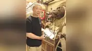 伝説のジビエハンター片桐邦雄さん75歳、天竜の恵みを寿司割烹で提供