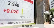 長期金利、一時2.945%に上昇 約30年ぶり高水準、日経平均は1700円超安