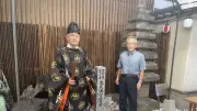 消失の石標を大阪・お初天神に再建 「北海道」名付け親の松浦武四郎が奉納