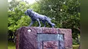 樺太犬の偉業後世へ 稚内で慰霊祭、訓練記念碑が伝える歴史