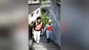 倉吉市、駅周辺でサル捜索 ８月の通報４０件超、エアガンで威嚇も目撃続く