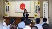 飲酒運転で長男失った山本美也子さん、宗像署で講演「悪質ドライバー検挙を」
