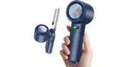 Amazonタイムセールで冷感プレート付き首掛け扇風機が39％オフの3499円、1万mAhで最長24時間