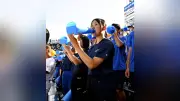 日本文理マネジャー楓羽梨さん、兄・碧羽選手に大声援