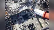 日本製紙八代工場の煙突倒壊、9人死亡 社長が会見で詳細説明