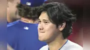 大谷翔平、試合前キャッチボール再開 約30メートルで感覚確認