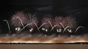 大曲の花火、夏夜空に大輪 第98回全国花火競技大会 約1万8000発