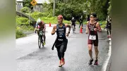 蔵王温泉で「おもてなし山形トライアスロン」全国から約200人参加