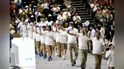 全国高校総体開会式　約480人が入場行進し熊本地震に黙とう　秋篠宮ご夫妻があいさつ　約2万8000人出場