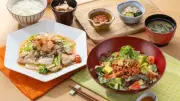 大戸屋、亜希監修『愛情めし』2品を期間限定販売　塩麹豚と白菜漬けの豚しんこ＆夏の和風タコライス