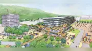 大津市役所新庁舎のイメージ公開 佐藤武夫氏設計の現本館を解体し建て替え