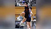 洛北ハンドボール女子、準々決勝進出 金山主将「目標は優勝」