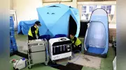 龍ヶ崎市、熊本地震被災地へ水循環型シャワーテント6基を提供