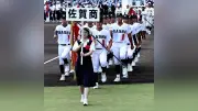佐賀商、甲子園開会式で力強く行進 古川主将「感謝の気持ちを持って全力で」