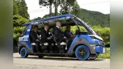 滋賀・東近江市、自動運転車にパンクしない次世代タイヤ「エアフリー」を採用