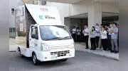 新温泉町、熊本地震の避難所へ移動式トイレカー派遣