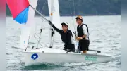セーリング女子４２０級で津工の福島姉妹が優勝、海が苦手な妹も姉と絆で頂点