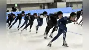 ＹＳアリーナ八戸、国内外のスケート選手が夏季練習