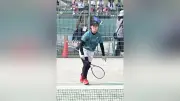 昨年は左膝けがでベスト32に終わった高田商・中田百香、今年の目標は「ベスト8」 ソフトテニス女子個人