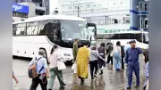 千葉・蘇我駅で約4000人が帰宅困難に 大雨で駅周辺冠水、一夜明け自衛隊が輸送