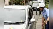 生活道路の法定速度30キロに引き下げ、9月1日施行 岩手県警が啓発活動
