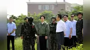 台湾軍、高雄で中国軍上陸想定の迎撃訓練 頼総統が視察