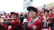 拓大紅陵、豪雨乗り越え甲子園で吹奏楽部が全力演奏