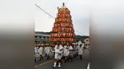 多久山笠、市内を威勢良く巡行 法被姿の男女が「よいとさー」