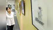 戸田勝さんの作品展、防府の山頭火ふるさと館で開幕