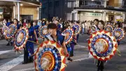 鳥取しゃんしゃん祭、3400人が一斉傘踊り 鈴の音響かせ