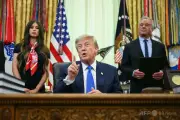 米大統領、イランに補償要求 交渉条件に