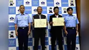 海に浮いた70歳代男性を救助、2人に感謝状 長崎・対馬