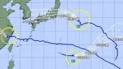 台風15号、福島県に統計開始以来初の上陸か 異例コースで緊張
