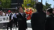 和歌山市の尾花正啓市長が退任 3期12年「支えていただき感謝」