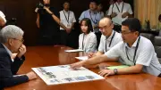 熊本地震被災地派遣の和歌山県職員が知事に活動報告