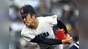 横浜、逆転で２年連続８強　織田が救援７Ｋで締める