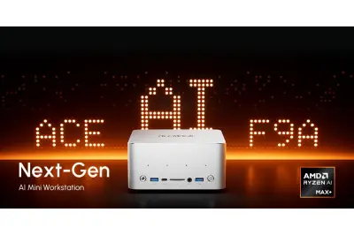 ACEMAGIC、192GBユニファイドメモリ搭載ミニPC「F9A PRO 495」発表、約125万円