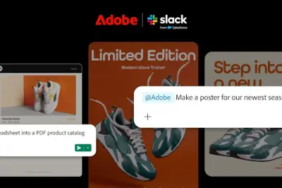 アドビ、Slack向けアプリ「Adobe for Slack」提供開始、70種類以上のツールを利用可能に