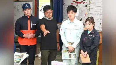 鈴木農相「第1次産業は気候変動との闘い」福井大雨の被災地視察、ソバ全滅や精米設備浸水